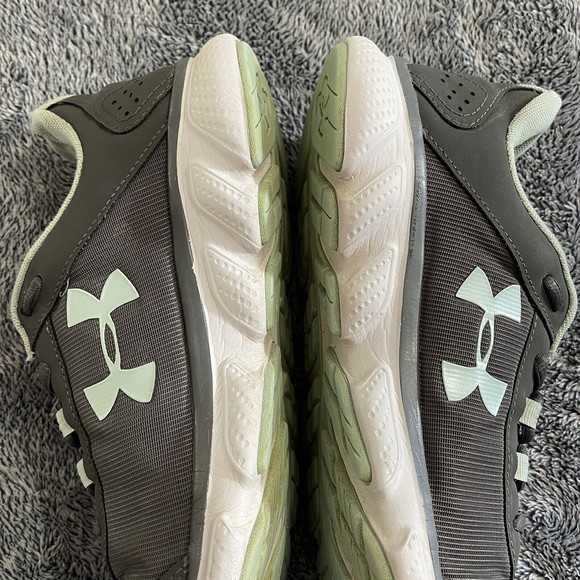 Size 10 Women's Under Armour Micro G Assert 7 Gray/Teal Pre-owned - Picture 6 of 12